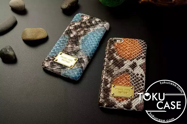 iphone8 ハードケース 蛇紋 マイケルコース
