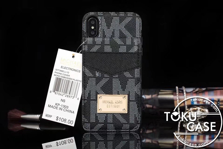 MK iphone8 カバー カードポケット付き