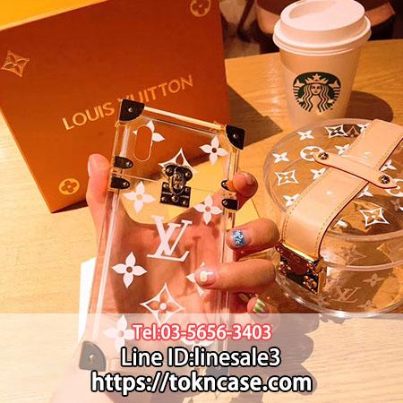 超レア!ルイヴィトン トランク iPhonex iPhone8 ケース 透明 LV iPhone7PLUSケース 新作 ヴィトン アイフォン8PLUS携帯ケース モノグラム クリア ファッション