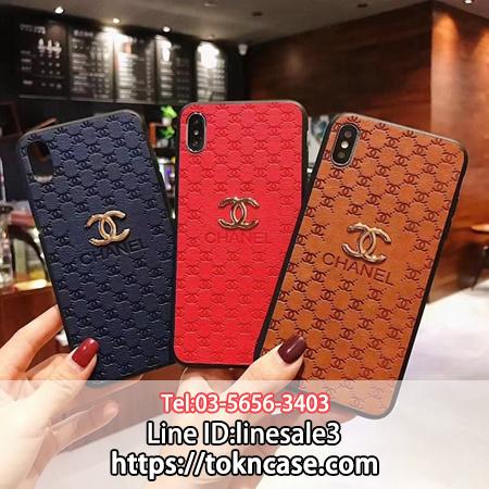 CHANEL iPhonexs max ケース ハード 型押し