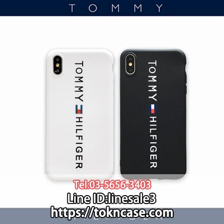 Tommy ロゴプリント iphonexsケース ブランド