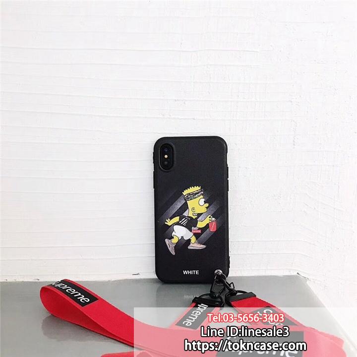 シュプリーム シンプソンズ iphone8plusケース
