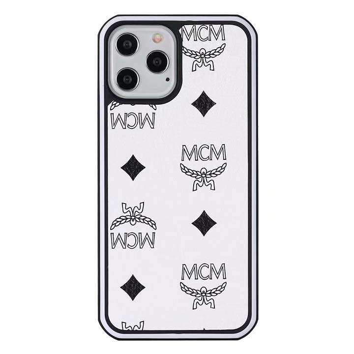 アイフォン 12promax/12 mini	 定番柄 mcm 保護ケース