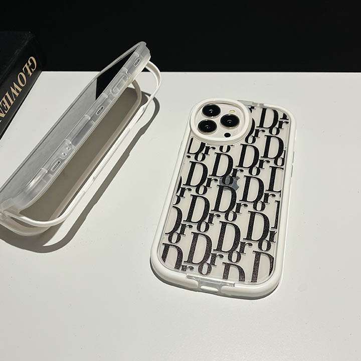 iphone12promax/12 携帯ケース dior 白黒