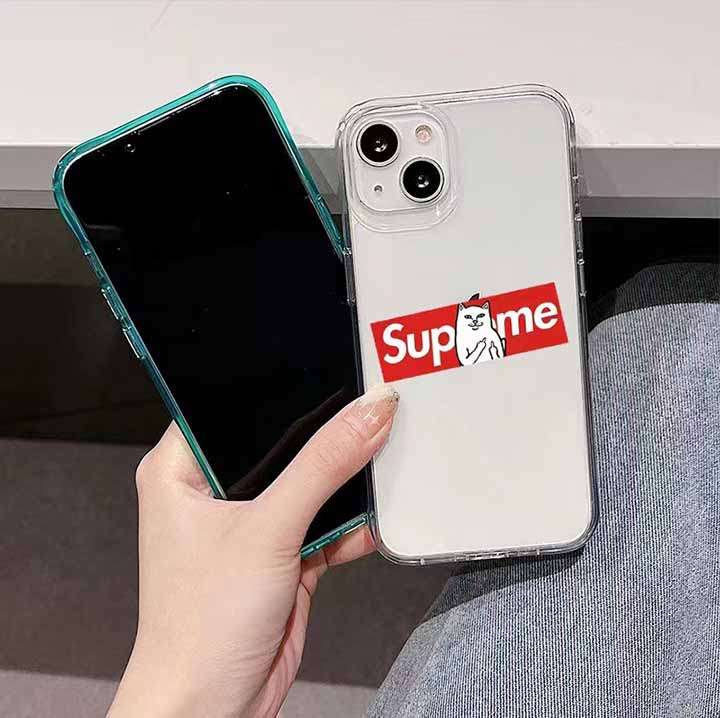 supremeアイフォン 7 プラスブランド字母プリント保護ケース